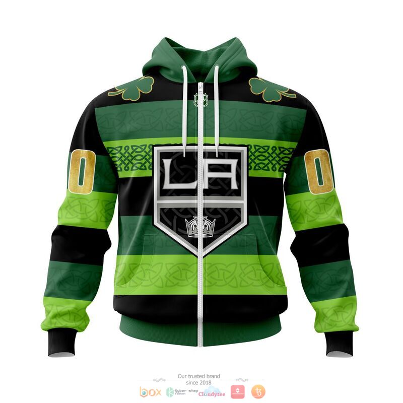 Personalized NHL Los Angeles Kings St Patrick Days Concepts 3d shirt hoodie 1