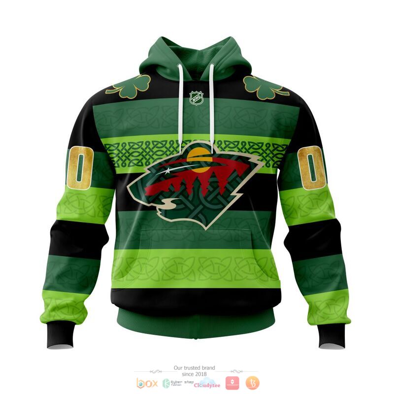 Personalized NHL Minnesota Wild St Patrick Days Concepts 3d shirt hoodie