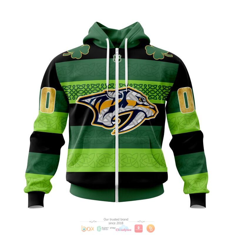 Personalized NHL Nashville Predators St Patrick Days Concepts 3d shirt hoodie 1