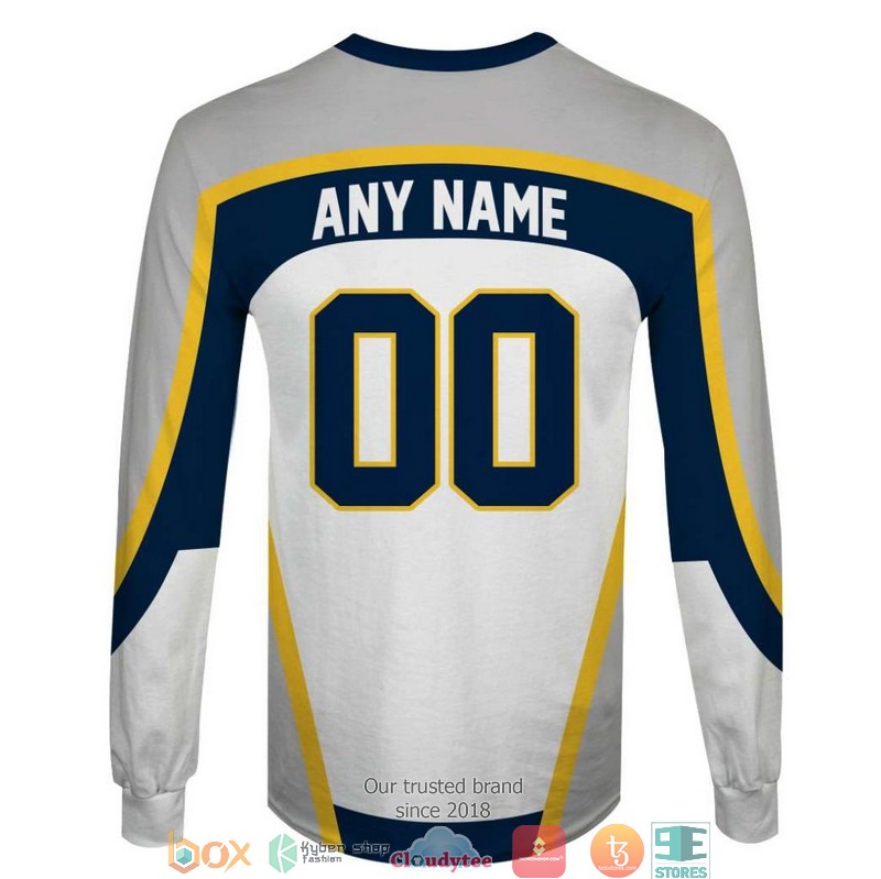 Personalized NHL Nashville Predators White blue 3D Full Printing shirt, hoodie 6 Personalized NHL Nashville Predators White blue 3D Full Printing shirt hoodie 1 2 3 4 5