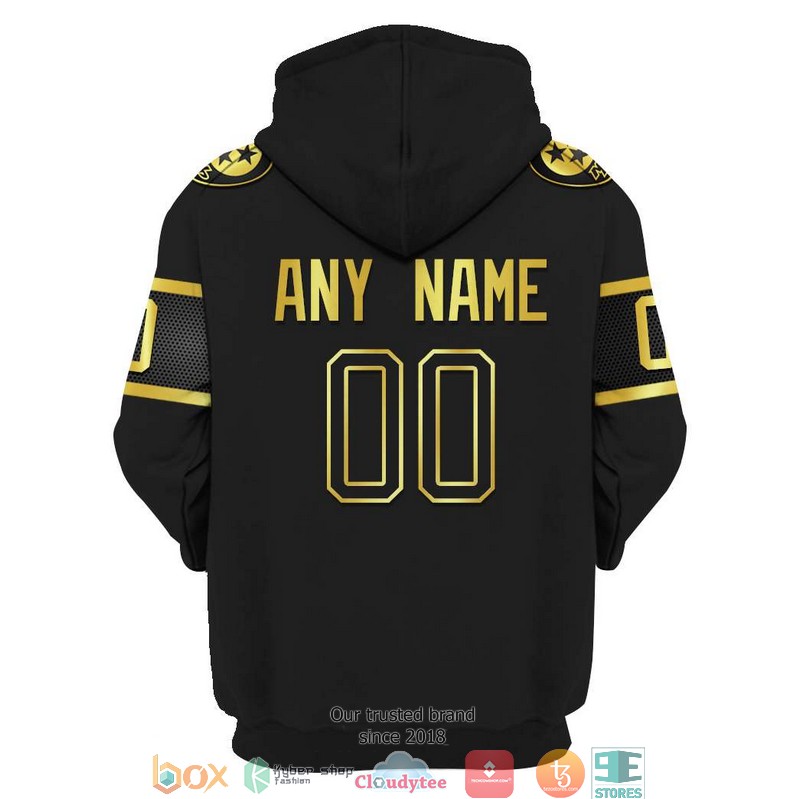 Personalized NHL Nashville Predators black gold 3D Full Printing shirt, hoodie 4 Personalized NHL Nashville Predators black gold 3D Full Printing shirt hoodie 1 2 3