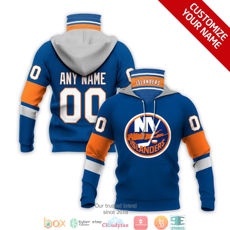 Personalized NHL New York Islanders 3d hoodie mask
