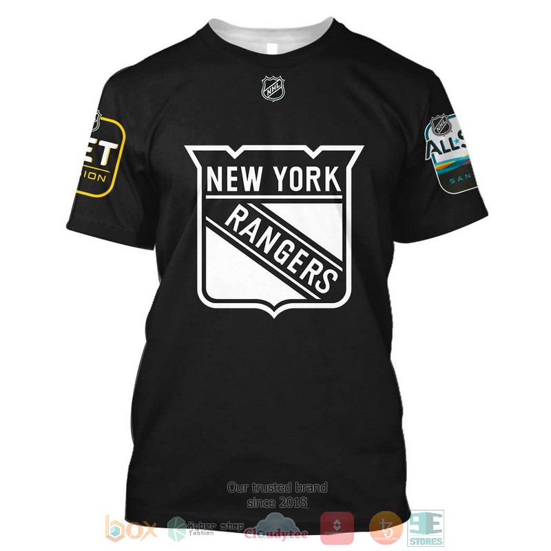 NHL New York Rangers custom Personalized black 3D hoodie, shirt 7 Personalized NHL New York Rangers custom black 3D shirt hoodie 1 2 3 4 5 6