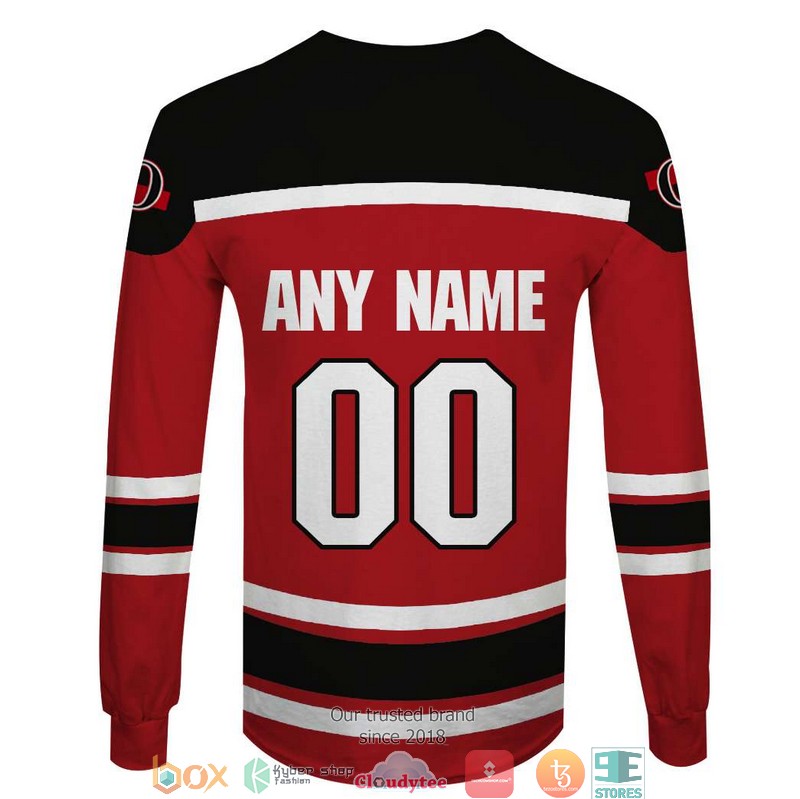 Personalized NHL Ottawa Senators A Red 3D Full Printing shirt hoodie 1 2 3 4 5
