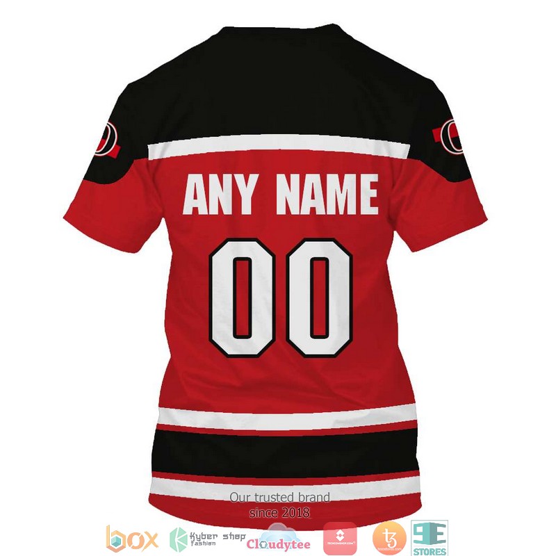 Personalized NHL Ottawa Senators A Red 3D Full Printing shirt hoodie 1 2 3 4 5 6 7