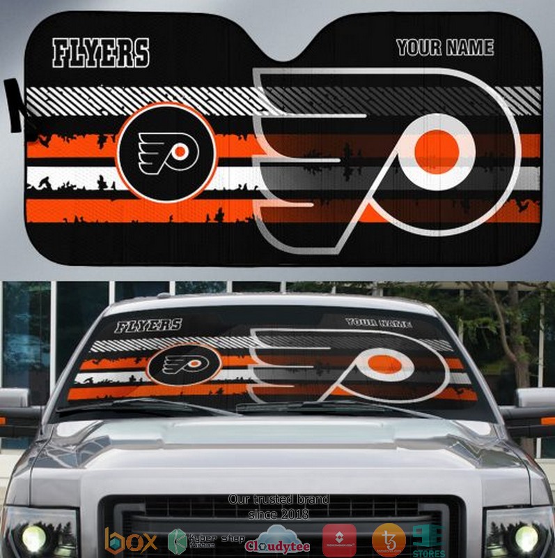 Personalized NHL Philadelphia Flyers Car sunshade