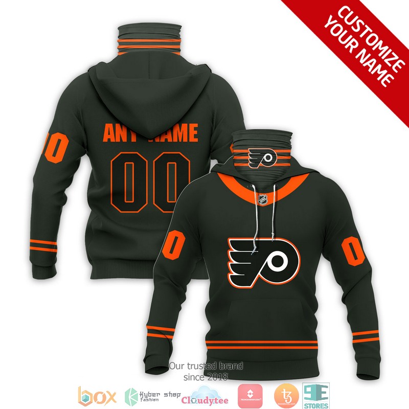 Personalized NHL Philadelphia Flyers Moss Green 3d hoodie mask
