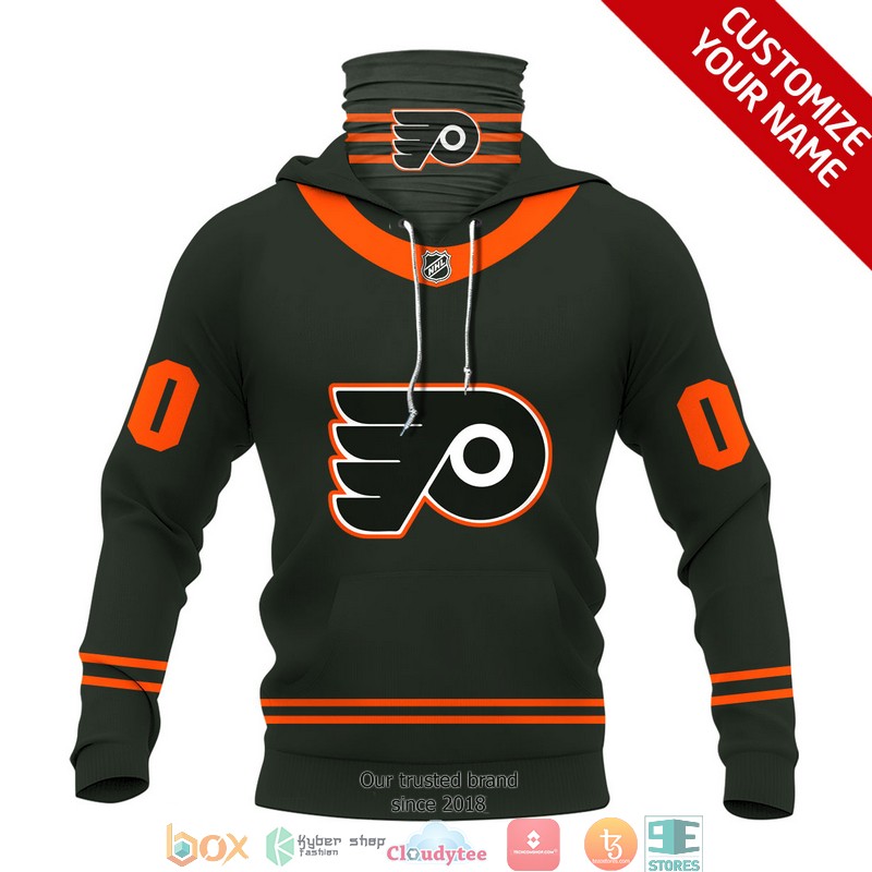 Personalized NHL Philadelphia Flyers Moss Green 3d hoodie mask 1