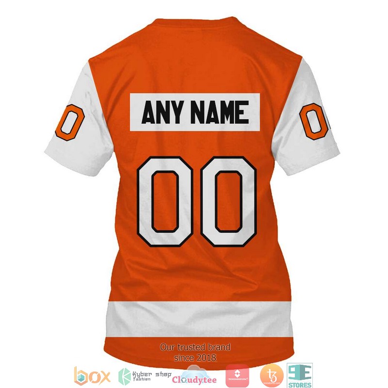 Personalized NHL Philadelphia Flyers Orange 3D Full Printing shirt hoodie 1 2 3 4 5 6 7