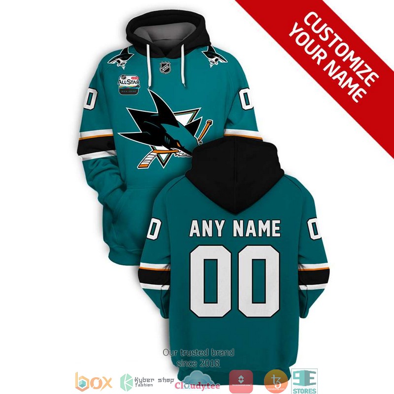 Personalized NHL San Jose Sharks All Stars 3D Full Printing shirt hoodie