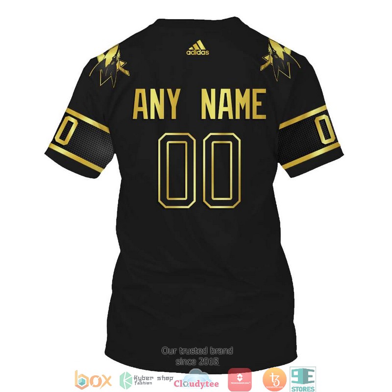 Personalized NHL San Jose Sharks Black gold 3D Full Printing shirt, hoodie 8 Personalized NHL San Jose Sharks Black gold 3D Full Printing shirt hoodie 1 2 3 4 5 6 7