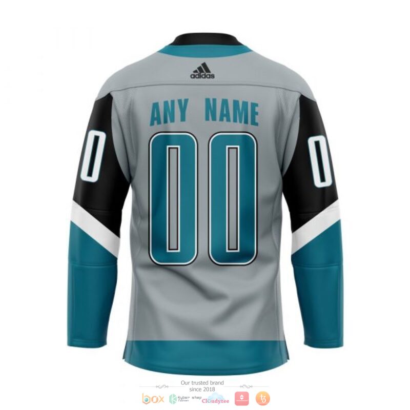 Personalized NHL San Jose Sharks Hockey Jersey 2 Personalized NHL San Jose Sharks Hockey Jersey custom Hockey Jersey 1