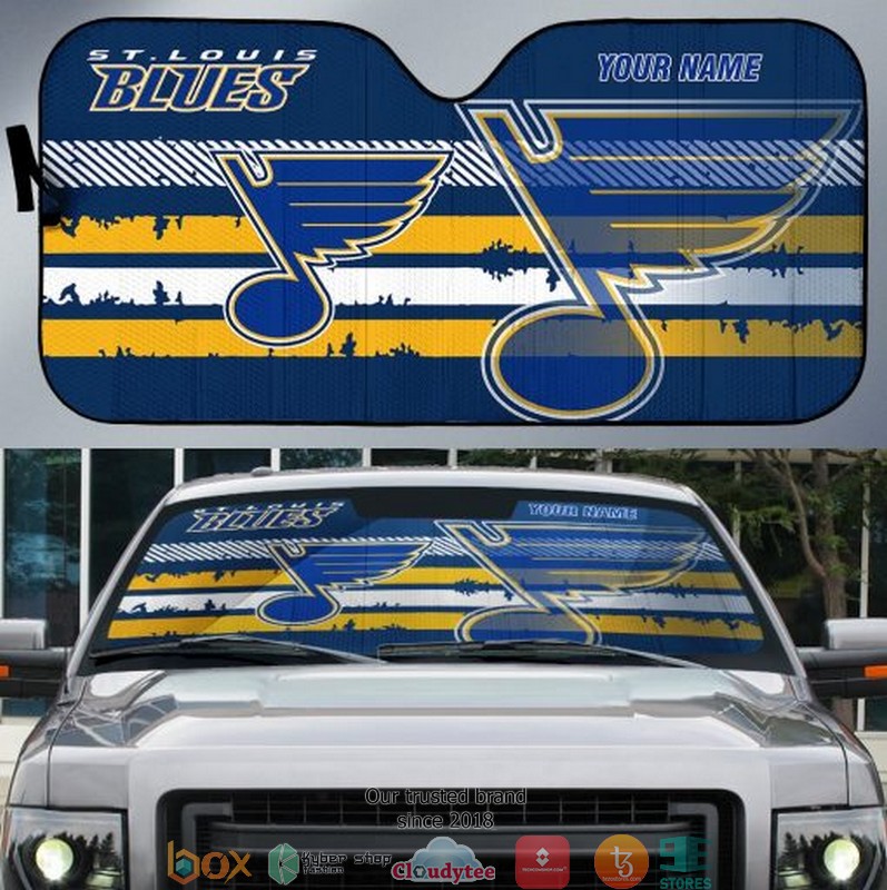 Personalized NHL St Louis Blues Car sunshade