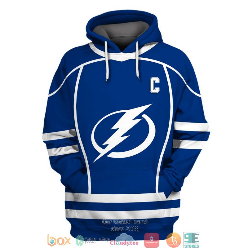 Personalized NHL Tampa Bay Lightning C Blue 3D Full Printing shirt, hoodie 3 Personalized NHL Tampa Bay Lightning C Blue 3D Full Printing shirt hoodie 1 2