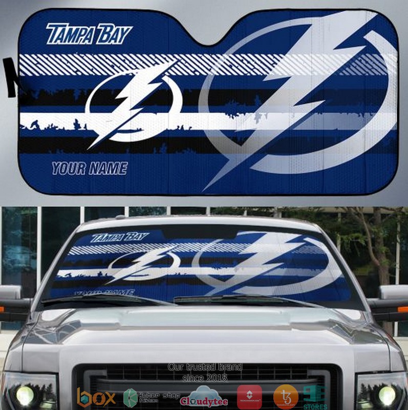 Personalized NHL Tampa Bay Lightning Car sunshade