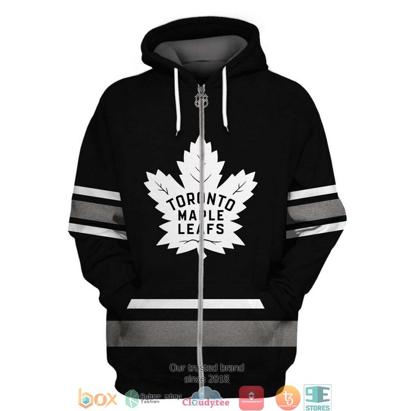 Personalized NHL Toronto Maple Leafs Black 3D Full Printing shirt, hoodie 2 Personalized NHL Toronto Maple Leafs Black 3D Full Printing shirt hoodie 1
