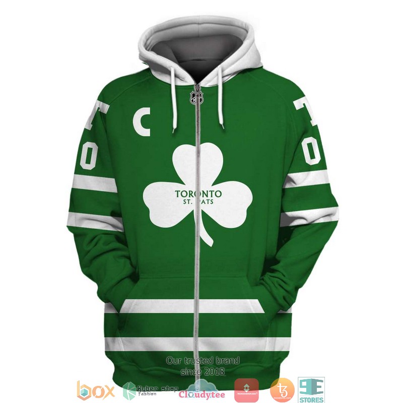 Personalized NHL Toronto Maple Leafs Clover 3D Full Printing shirt hoodie 1