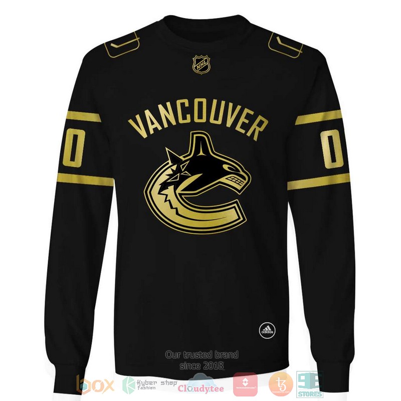 NHL Vancouver Canucks custom Personalized black 3D hoodie, shirt 5 Personalized NHL Vancouver Canucks custom black 3D shirt hoodie 1 2 3 4