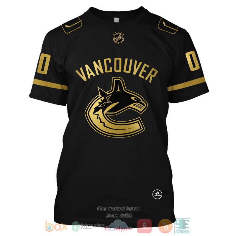 NHL Vancouver Canucks custom Personalized black 3D hoodie, shirt 7 Personalized NHL Vancouver Canucks custom black 3D shirt hoodie 1 2 3 4 5 6