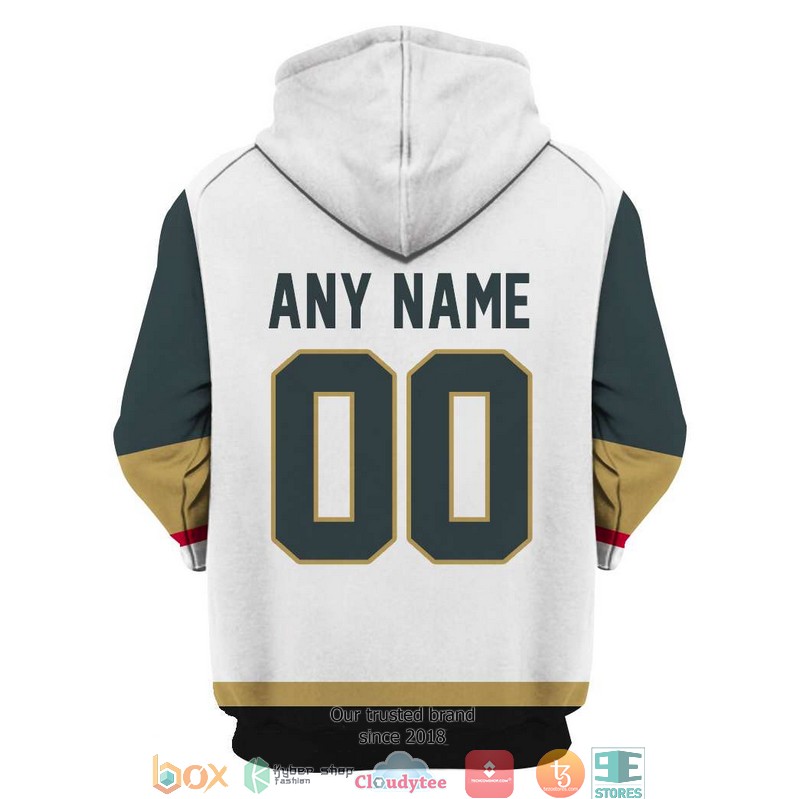 Personalized NHL Vegas Golden Knights white 3D Full Printing shirt hoodie 1 2 3