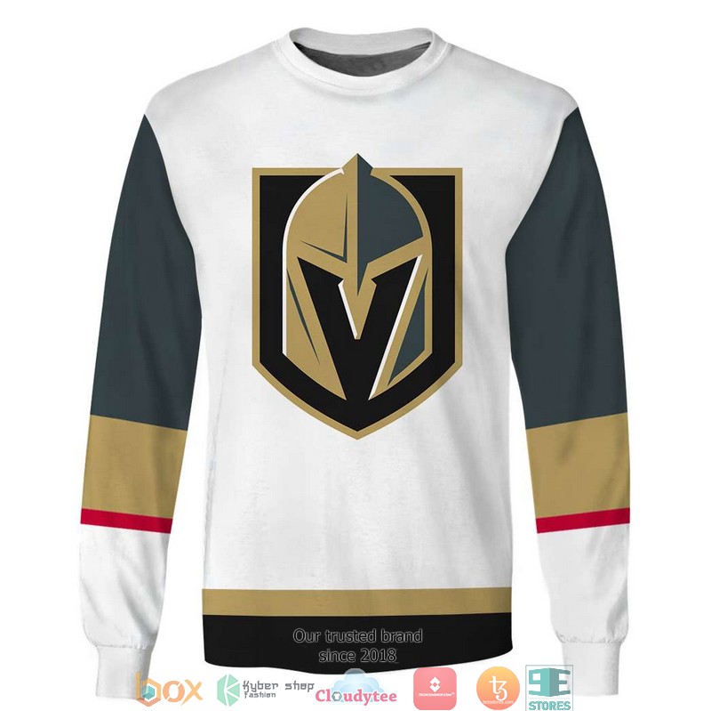 Personalized NHL Vegas Golden Knights white 3D Full Printing shirt hoodie 1 2 3 4