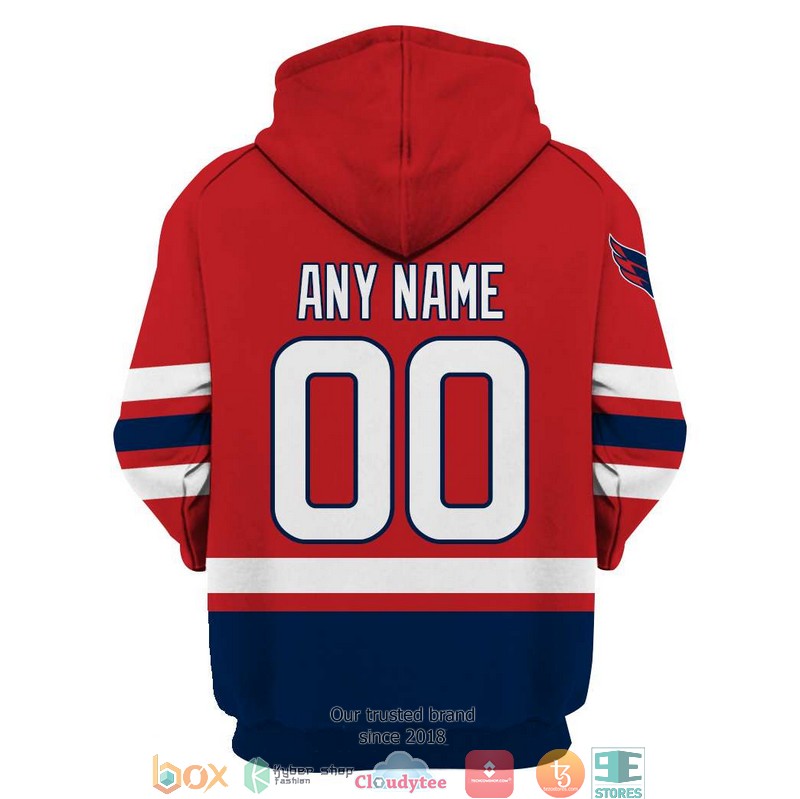 Personalized NHL Washington Capitals A red 3D Full Printing shirt hoodie 1 2 3