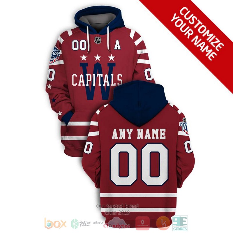NHL Washington cap hatitals dark red custom Personalized 3D hoodie, shirt 7 Personalized NHL Washington Capitals dark red custom 3D shirt hoodie