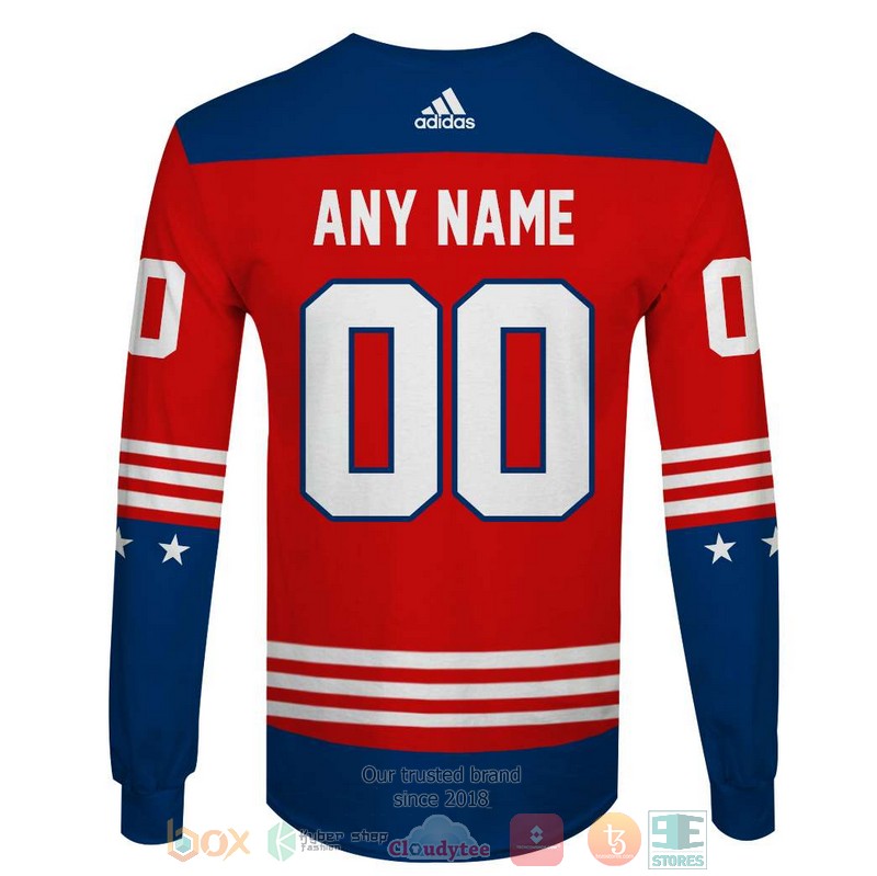 Personalized NHL Washington Capitals red blue custom 3D shirt hoodie 1 2 3 4 5