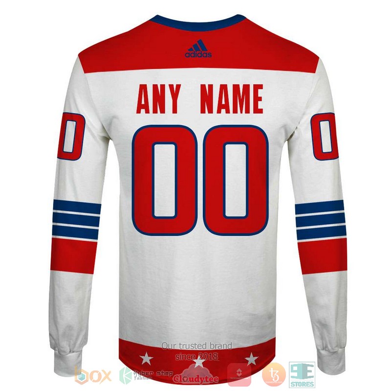 NHL Washington cap hatitals white red custom Personalized 3D hoodie, shirt 6 Personalized NHL Washington Capitals white red custom 3D shirt hoodie 1 2 3 4 5