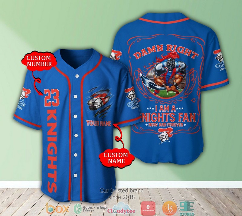 Personalized NRL Newcastle Knights I Am A Knights Fan Baseball Jersey 3 Personalized NRL Newcastle Knights I Am A Knights Fan Baseball Jersey