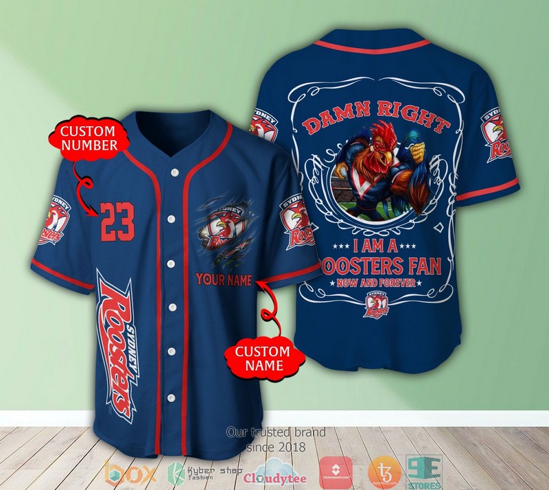 Personalized NRL Sydney Roosters I Am A Roosters Fan Baseball Jersey 3 Personalized NRL Sydney Roosters I Am A Roosters Fan Baseball Jersey
