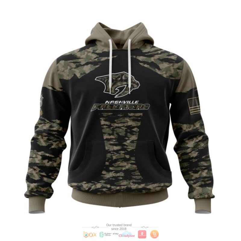 Personalized Nashville Predators NHL green camo custom full print 3D shirt, hoodie 18 Personalized Nashville Predators NHL green camo custom 3D shirt hoodie