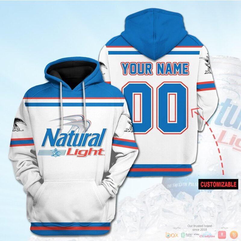 Personalized Natural Light custom 3d full print Hoodie 3 Personalized Natural Light custom 3d hoodie