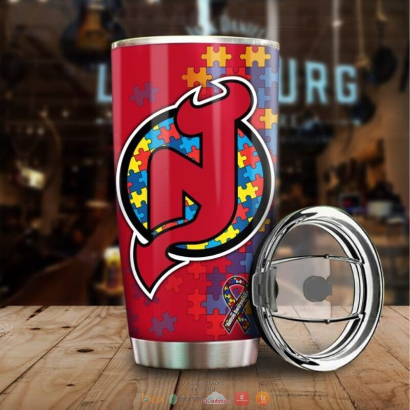 Personalized New Jersey Devils Autism Awareness Tumbler 1 Personalized New Jersey Devils Autism Awareness Tumbler
