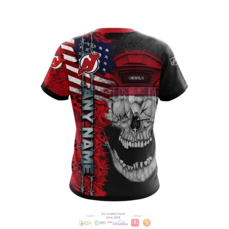 Personalized New Jersey Devils Skull Concept 3d shirt hoodie 1 2 3 4 5 6