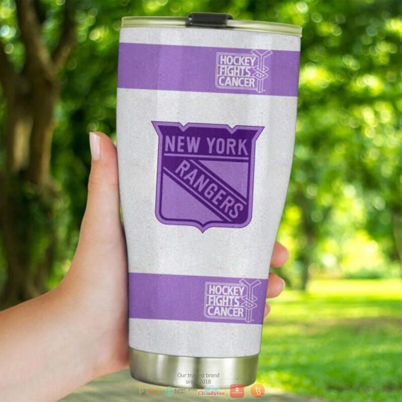 Personalized New York Rangers Fights Cancer Concept Tumbler 3 Personalized New York Rangers Fights Cancer Concept Tumbler 1 2