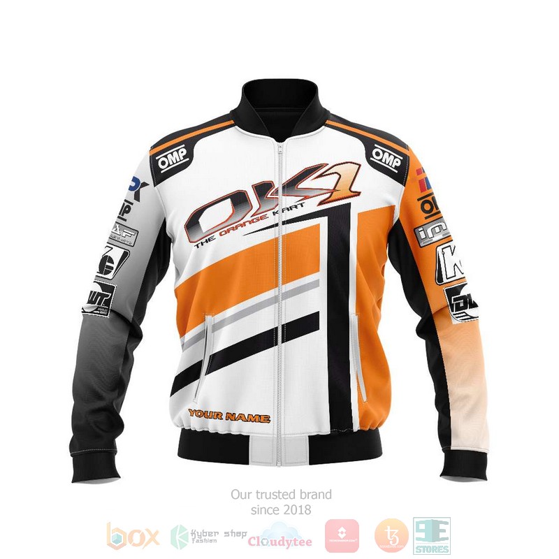 Personalized OK1 The Orange Karts custom 3D Bomber Jacket 3 Personalized OK1 The Orange Karts custom Bomber Jacket 1 2