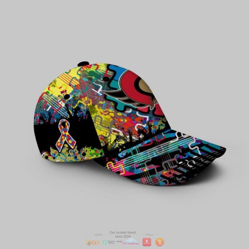 Personalized Ottawa Senators Autism Awareness Concept Cap 2 Personalized Ottawa Senators Autism Awareness Concept Cap 1