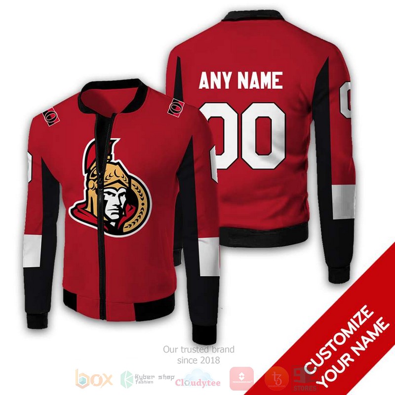 Personalized Ottawa Senators NHL custom Bomber Jacket