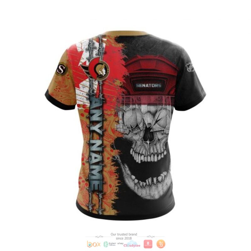 Personalized Ottawa Senators Skull Concept 3d shirt hoodie 1 2 3 4 5 6