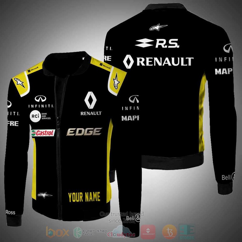 Personalized RS Renault Edge custom 3D Bomber Jacket 2 Personalized RS Renault Edge custom Bomber Jacket 1