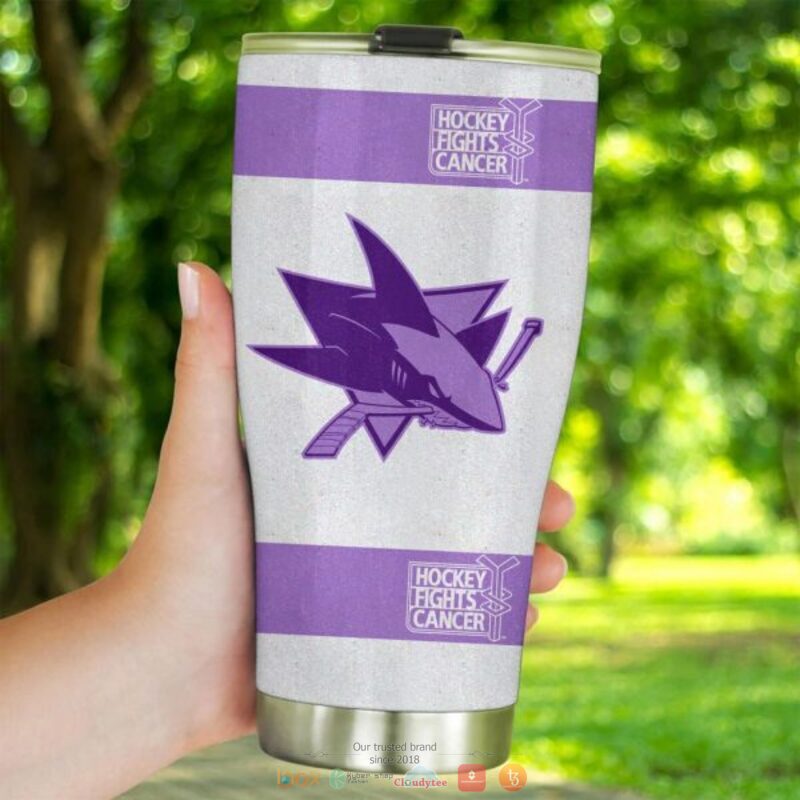 Personalized San Jose Sharks Fights Cancer Concept Tumbler 3 Personalized San Jose Sharks Fights Cancer Concept Tumbler 1 2
