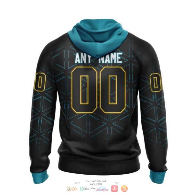 Personalized San Jose Sharks logo black NHL custom full print 3D shirt, hoodie 3 Personalized San Jose Sharks logo black NHL custom 3D shirt hoodie 1 2