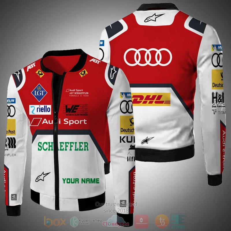 Personalized Schiffler Audi Sport custom 3D Bomber Jacket 2 Personalized Schiffler Audi Sport custom Bomber Jacket 1