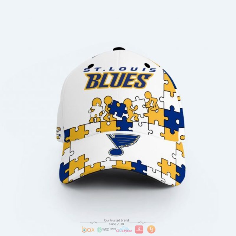 Personalized St. Louis Blues Autism Awareness Cap 9 Personalized St Louis Blues Autism Awareness Cap