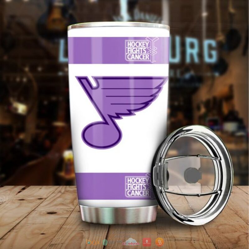 Personalized St Louis Blues Fights Cancer Concept Tumbler
