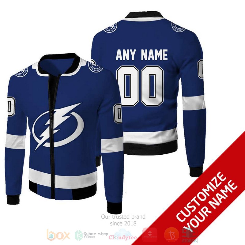 Personalized Tampa Bay Lightning NHL custom Bomber Jacket