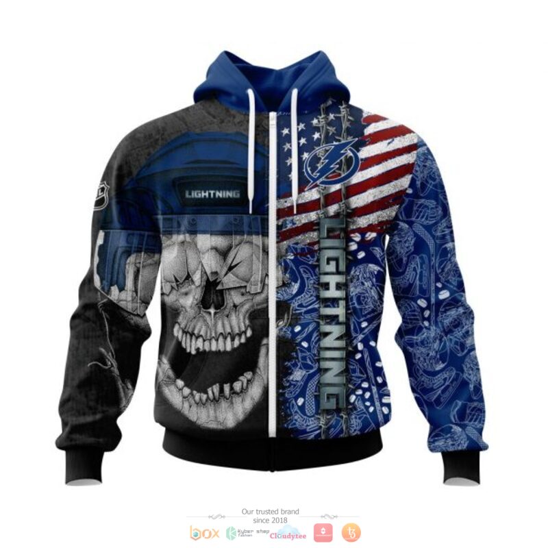 Personalized Tampa Bay Lightning Skull Concept 3d shirt, hoodie 2 Personalized Tampa Bay Lightning Skull Concept 3d shirt hoodie 1