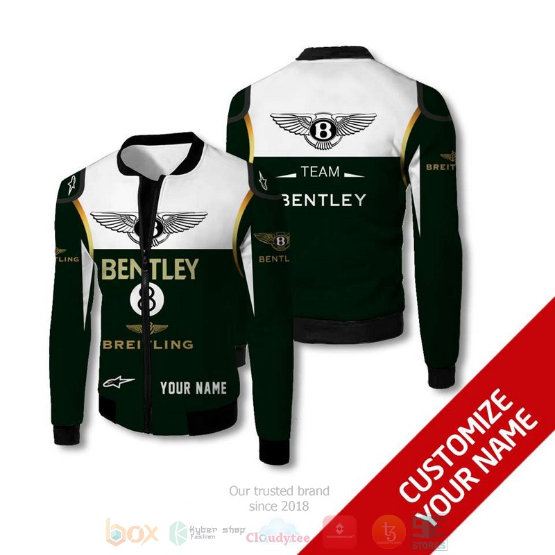Personalized Team Bentley custom 3D Bomber Jacket 1 Personalized Team Bentley custom Bomber Jacket