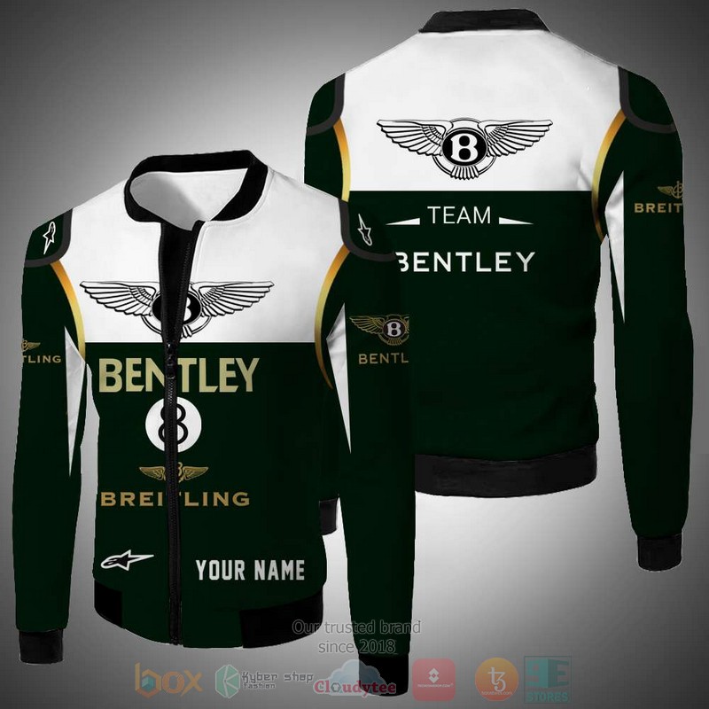 Personalized Team Bentley custom 3D Bomber Jacket 2 Personalized Team Bentley custom Bomber Jacket 1